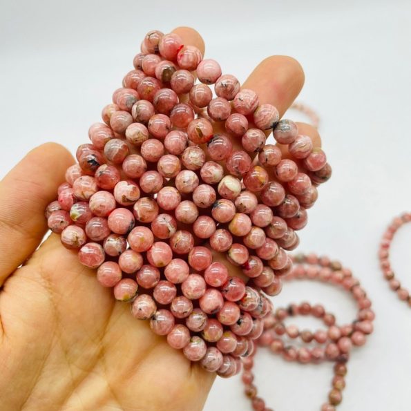 0,28 po (7 mm) Bracelet Rhodochrosite en gros