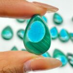 17 pièces-belle-malacholla-pendant-larme-pour-diymalachite-mixte-chrysocolle-966075