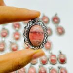 51 pièces-rhodochrosite-argentine-pendentif-charme-981389