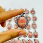 51 pièces-rhodochrosite-argentine-pendentif-charme-981389