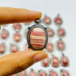 51 pièces-rhodochrosite-argentine-pendentif-charme-981389