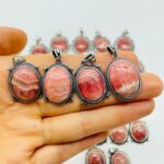 51 pièces-rhodochrosite-argentine-pendentif-charme-981389