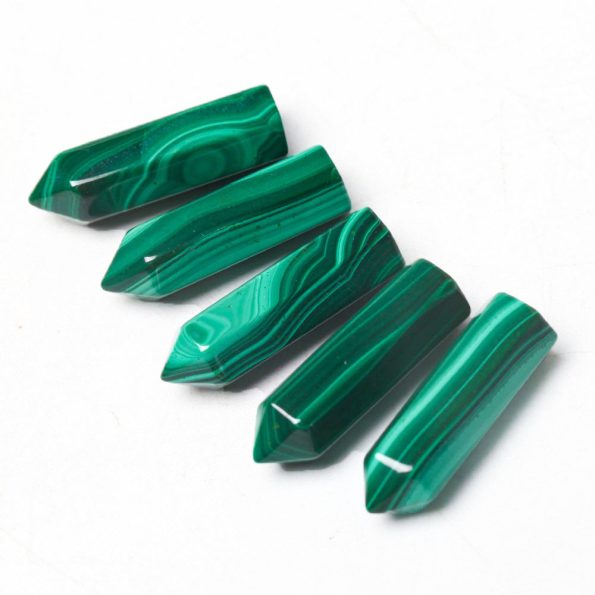 1 » cristal de Malachite naturelle petits points pour l’escompte de bricolage