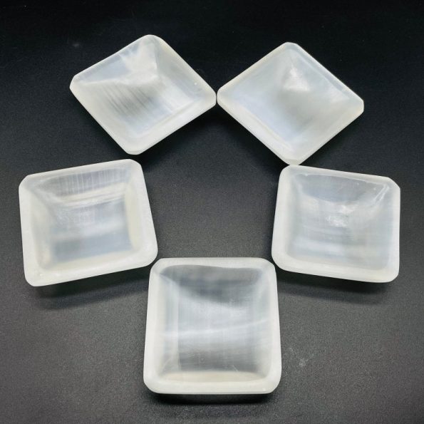 Cube Selenite Bowl Bol peu profond en gros