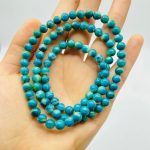 Haute-qualité-Chili-3-Boucle-Chrysocolle-Bracelet-Collier-HGUB04-Gros-Cristaux-691120