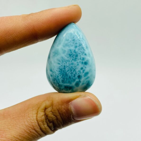 Pendentif en forme de goutte d’eau Larimar