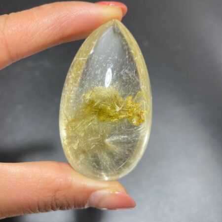 Rutile mixte jardin Quartz en forme de larme cristal